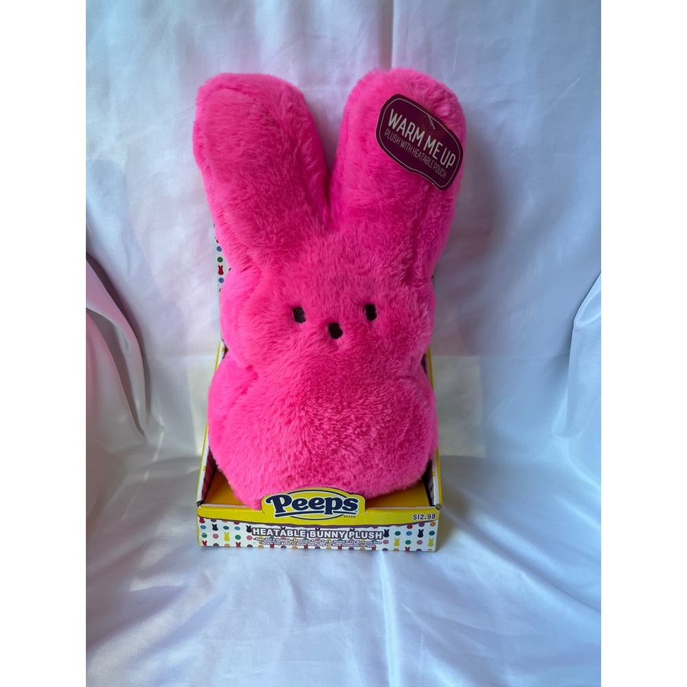 Peeps Heatable Bunny Plush NIB
